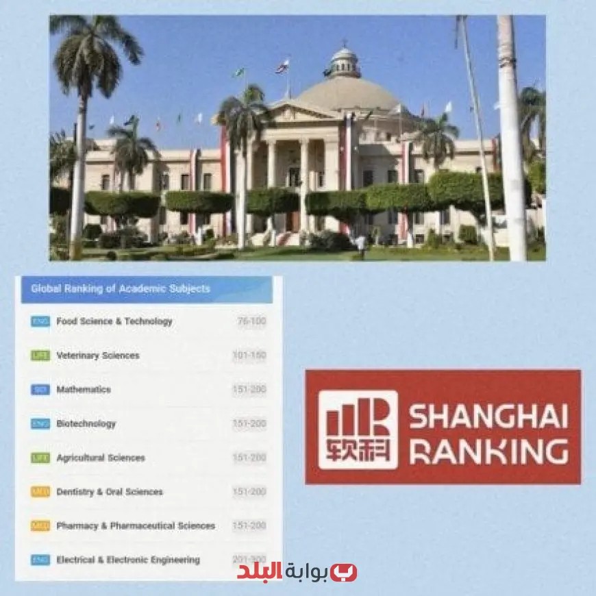 جامعة القاهرة تواصل التألق وتدخل قائمة أفضل 500 جامعة عالمياً وفق تصنيف شنغهاي 2025