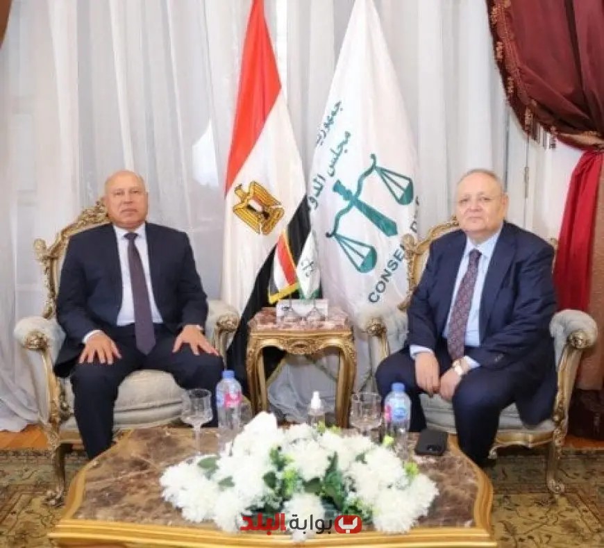 رئيس مجلس الدولة يرحب بوزير الصناعة والنقل بمناسبة تقديم التهنئة