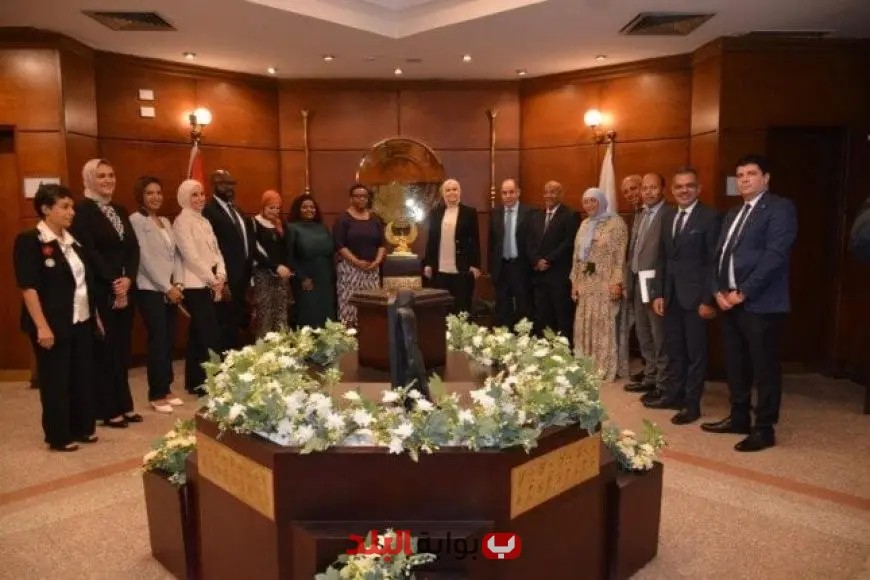 رشا عبد العال تستضيف وفد منتدى إدارة الضرائب الأفريقي في مركز التدريب بالمعادي