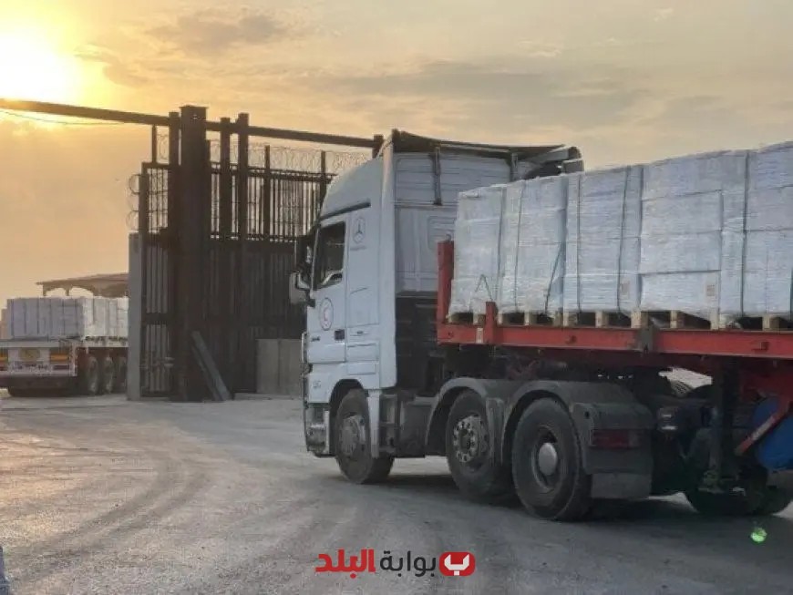 الهلال الأحمر المصري يطلق القافلة الـ22 «زاد العزة» لدعم غزة بـ4000 طن من المساعدات الإنسانية