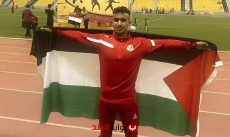 استشهاد الرياضي الفلسطيني علام عبد الله العمور في خان يونس جنوب القطاع