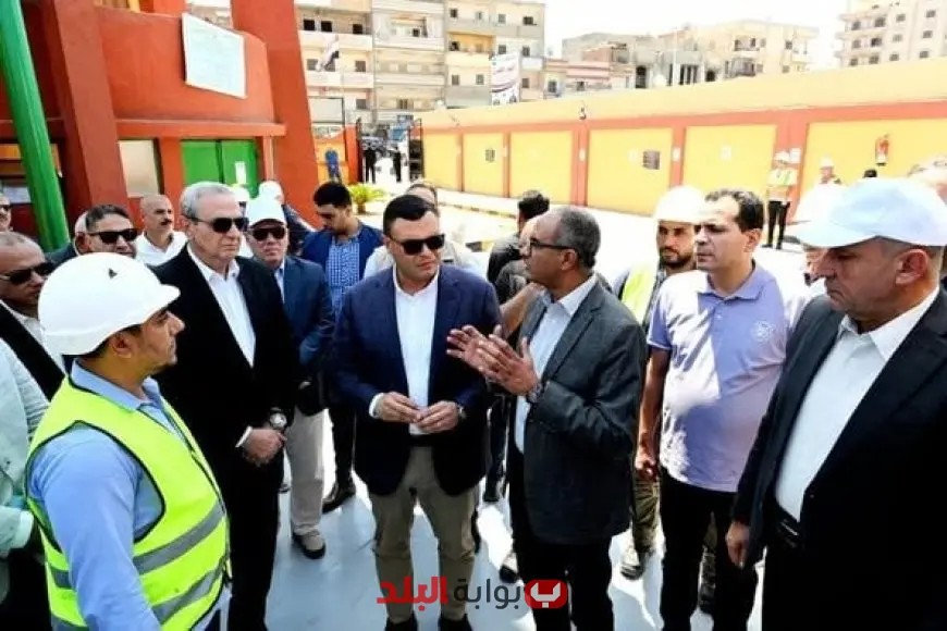 وزير الإسكان ومحافظ الغربية يواصلان جولتهما التفقدية في محطة مياه نهطاي الارتوازية