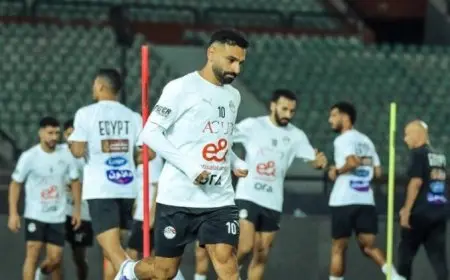 منتخب مصر يكثف تدريباته قبل مواجهة بوركينا فاسو في تصفيات كأس العالم غدا