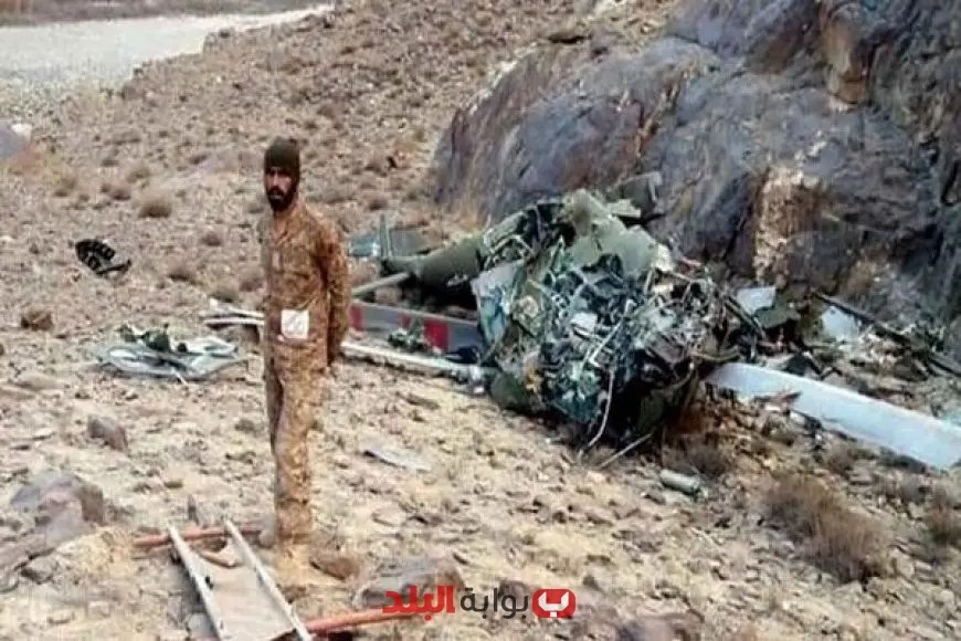 مصرع خمسة أشخاص في حادث تحطم مروحية عسكرية بشمال باكستان
