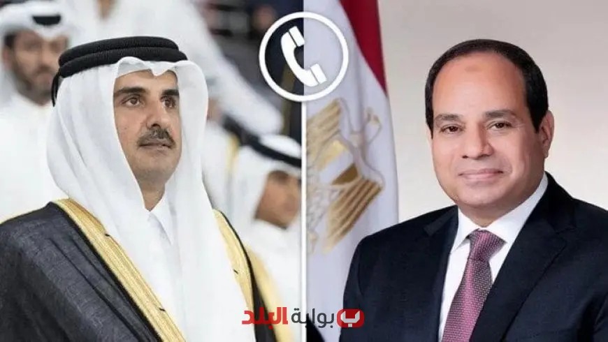 الرئيس السيسي يعبر عن تضامن مصر الكامل مع قطر في مواجهة الاعتداءات الإسرائيلية