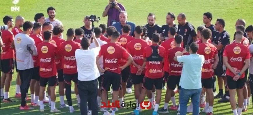 محمود الخطيب يرسل رسائل حماسية للاعبي الأهلي قبل مواجهة إنبي في كرة القدم رجولة فيديو