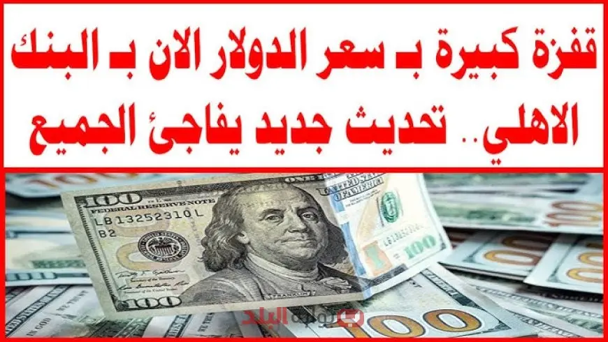 سعر الدولار اليوم البنك الأهلي ومتابعة يومية لتحديثات سعر الدولار في مصر بشكل شامل