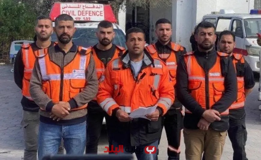 الدفاع المدني في غزة يطالب المجتمع الدولي بالتدخل لوقف تطهير عرقي مقلق