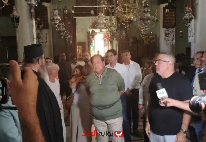وفد برلماني دولي يزور دير سانت كاترين خلال اجتماعات البرلمان المتوسطي برئاسة أبو العينين صور