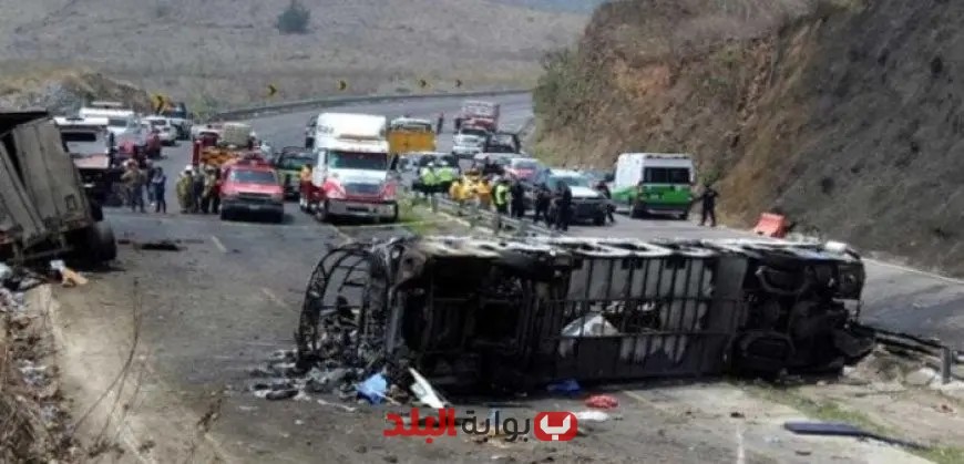 مصرع 15 شخصا في حادث سير مروع جنوب شرق المكسيك