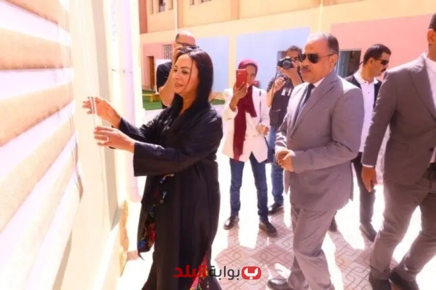 افتتاح منطقة رياض الأطفال في مدرسة السيدة عائشة بالعاشر برعاية وزيرة التضامن ومحافظ الشرقية