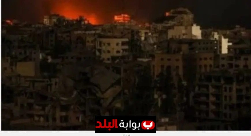 الاحتلال الإسرائيلي يقصف برج العشى خلف مستشفى القدس في غزة بشدة