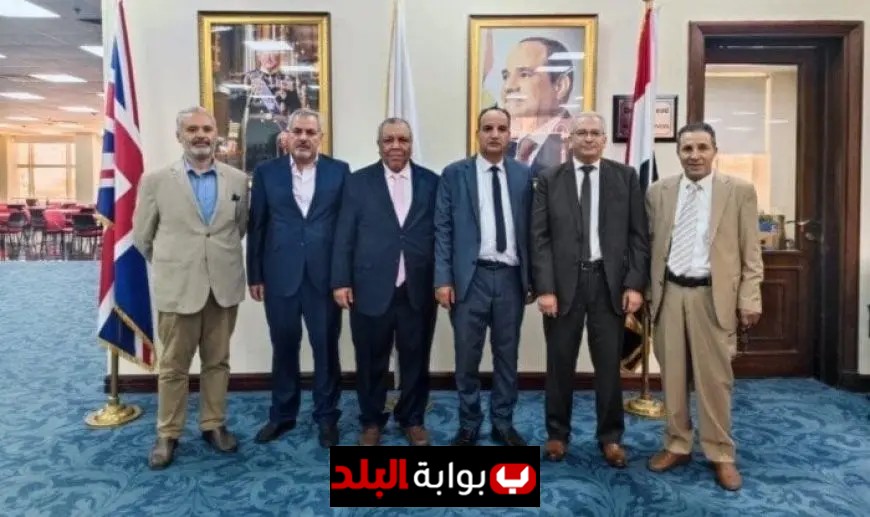 الجامعة البريطانية في مصر ترحب برئيس جامعة الزيتونة الليبية في زيارة تاريخية