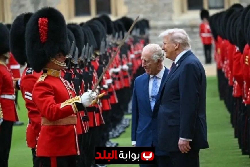 ترامب يتجاوز البروتوكول الملكي أثناء لقائه مع الملك تشارلز الثالث فيديو
