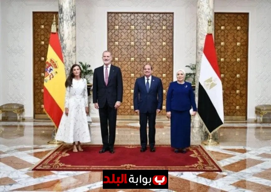 الرئيس السيسي وقرينته يستضيفان ملك وملكة إسبانيا بمأدبة عشاء فاخرة في منطقة الهرم