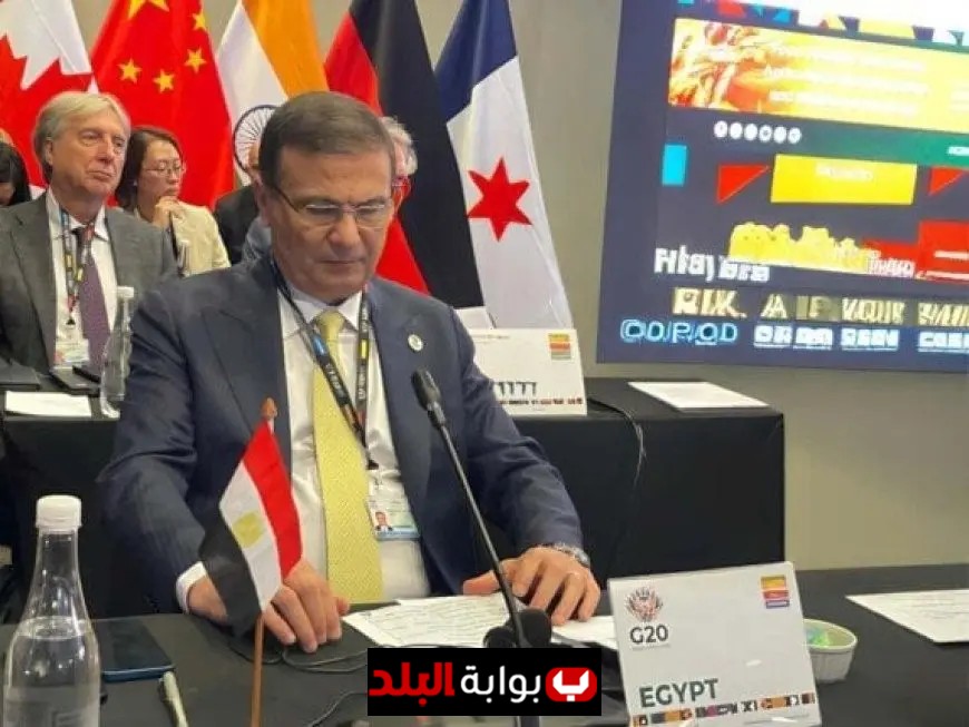 وزير الزراعة يؤكد التزام مصر بالمبادئ المعتمدة من وزراء مجموعة العشرين