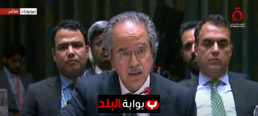 مندوب باكستان يعبر عن أسفه لفشل مجلس الأمن في اتخاذ قرار عاجل لوقف المجازر في غزة