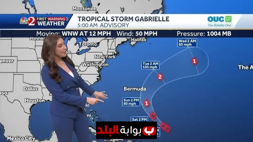 Tropical Storm Gabrielle Forecast: Path, Strength, and Potential Impacts on Bermuda as Storm Eyes Hurricane Status