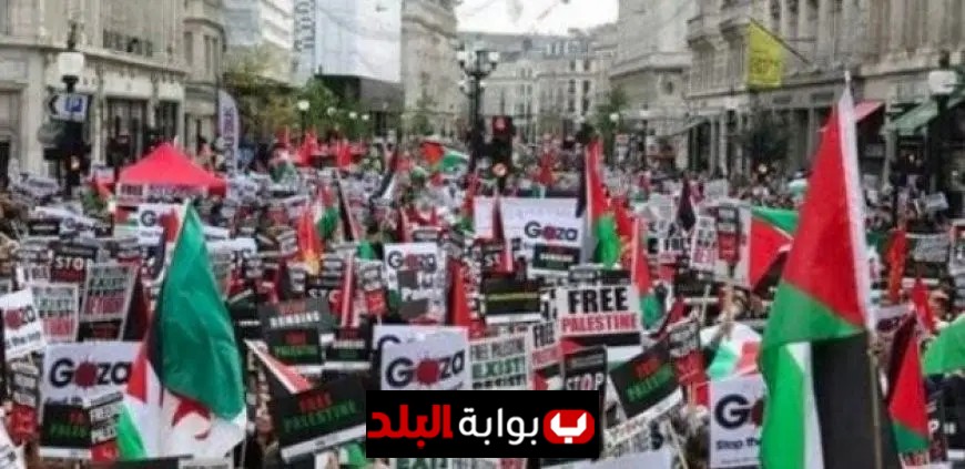 مئات الآلاف يتظاهرون في فيينا دعمًا للقضية الفلسطينية ورفضًا لتهجير سكان غزة
