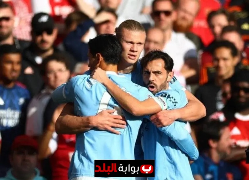 الدوري الإنجليزي هالاند يفتتح التسجيل لمانشستر سيتي في مواجهة آرسنال فيديو