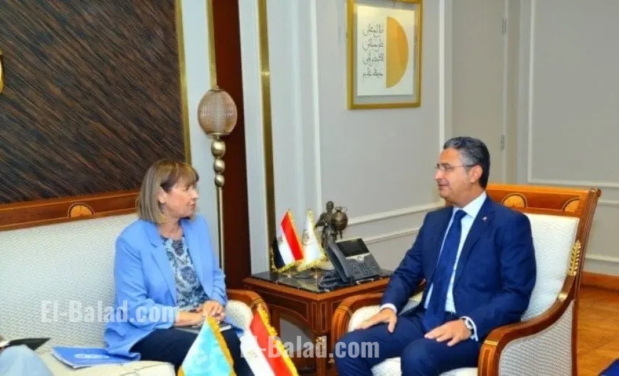 وزير التموين يتباحث مع منسقة الأمم المتحدة حول شراكات جديدة في الأمن الغذائي