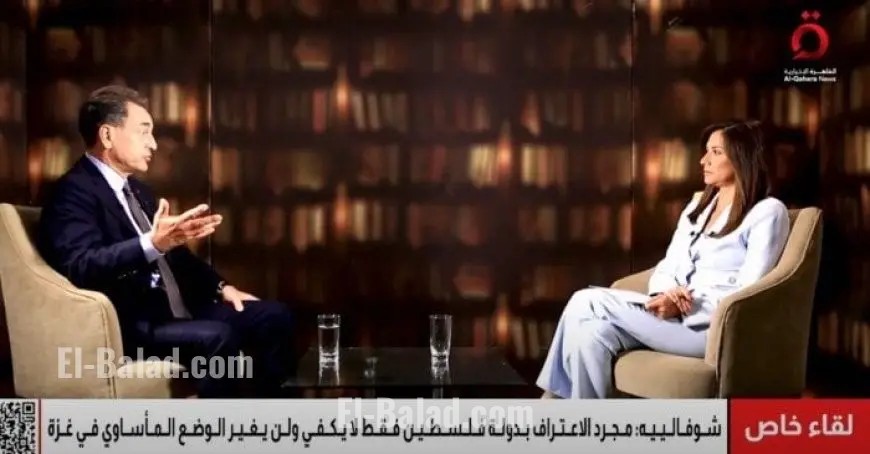 السفير الفرنسي في مصر يؤكد أهمية الحوار حول القضية الفلسطينية