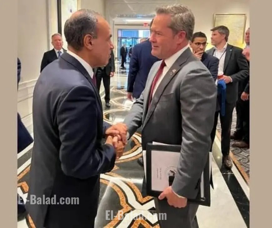 وزير الخارجية يجتمع بالمندوب الدائم للولايات المتحدة في الأمم المتحدة لتعزيز التعاون الدولي