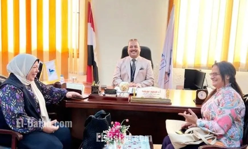 زيارة المجلس الصحي المصري لكلية العلاج الطبيعي بكفر الشيخ تمهيدا لبدء عملية الاعتماد