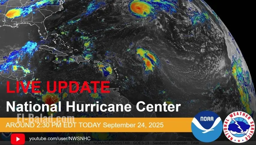 NOAA Hurricane Center Issues Urgent Updates as Hurricane Season 2025 Intensifies with Hurricane Gabrielle and Humberto