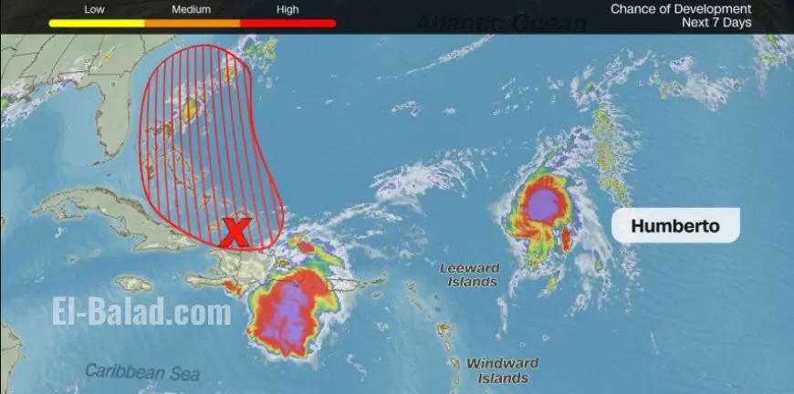 Tropical Storm Humberto Forecast Intensifies: National Hurricane Center Warns of Possible Hurricane Upgrade and Fujiwhara Effect
