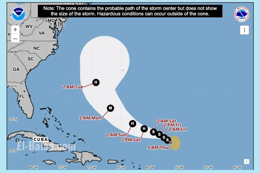 Hurricane Humberto Tracker: Storm Path, Forecast Models, and Potential Threats to the Atlantic and U.S. Coastline
