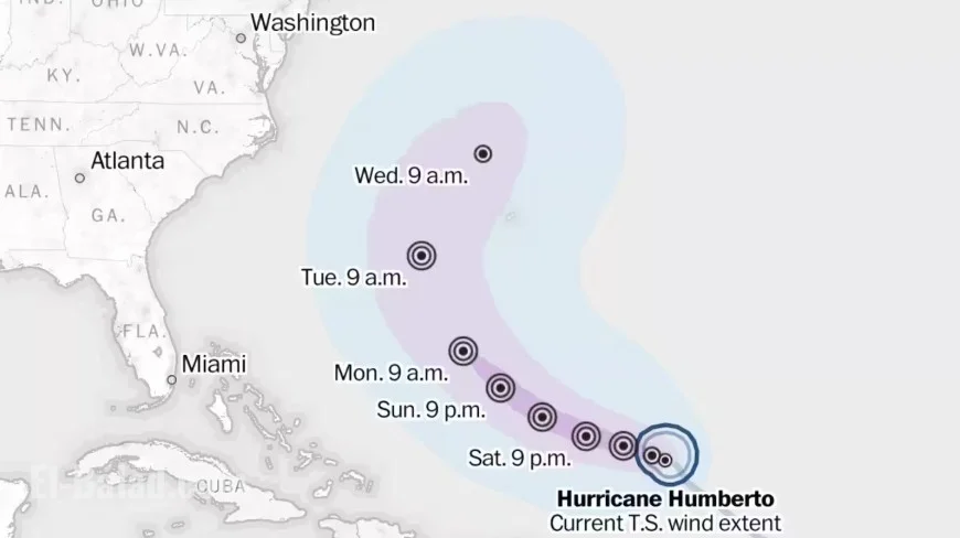 Breaking Weather: Hurricane Humberto Intensifies as Communities Recall Hurricane Imelda’s Devastation