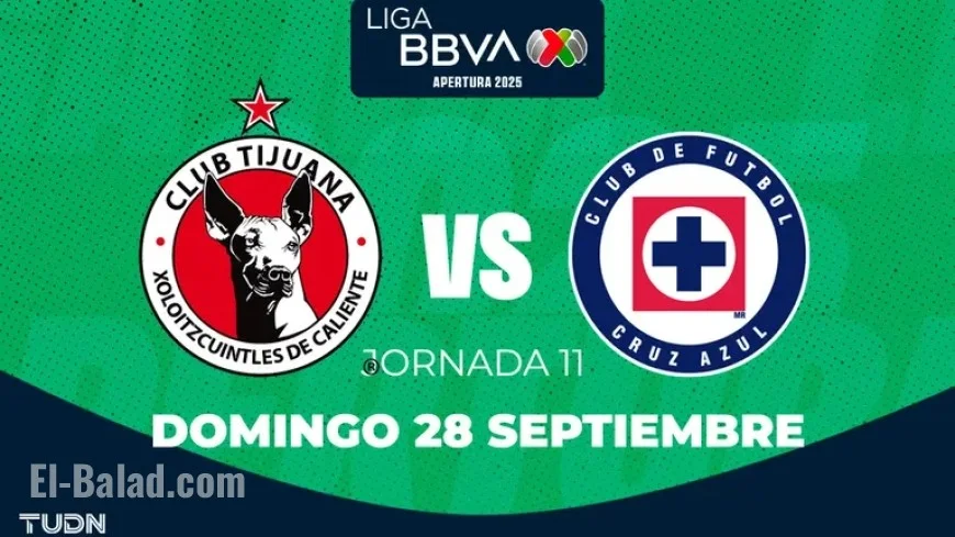 How to Watch and Time for Tijuana vs Cruz Azul in Apertura 2025