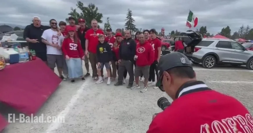 49ers Superfan Goes Viral for Capturing Epic Levi’s Stadium Tailgate Celebrations