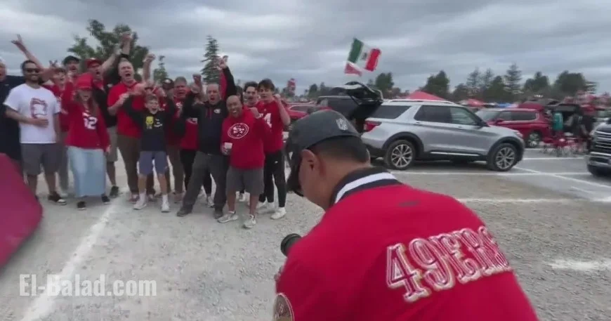 49ers Fan Captivates Social Media with Vibrant Tailgate Celebration Videos
