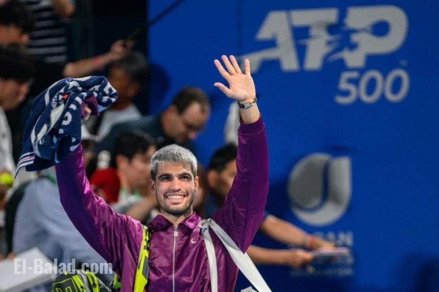 Ankle Worry Free Alcaraz Advances to Tokyo Semifinals