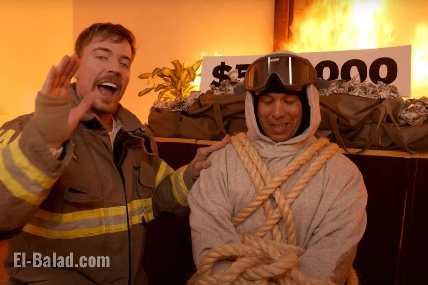 MrBeast Justifies Controversial $500,000 Challenge of Trapping Man in Burning House