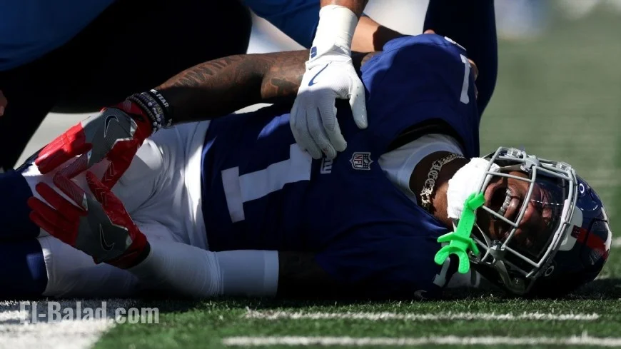 Giants Star Nabers Suffers Season-Ending Torn ACL Injury