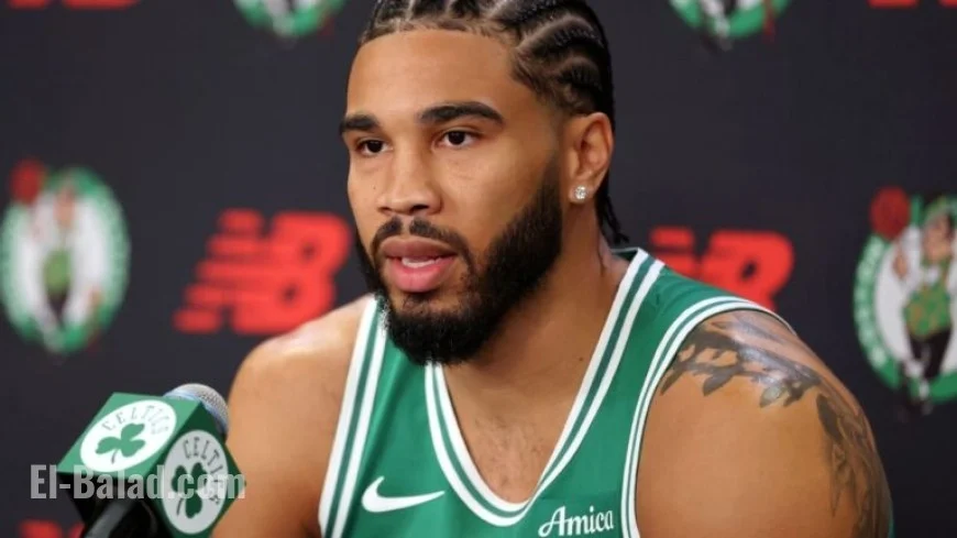 Celtics’ Tatum Confident in Recovery Says There’s No Pressure to Return Quickly