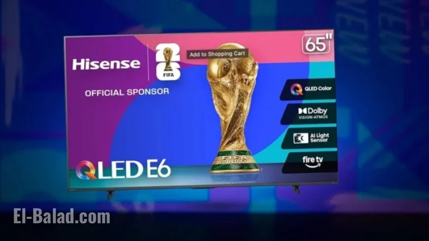 Score a $140 Discount on the 65-Inch Hisense QLED 4K Smart TV with Dolby Vision, AI Light Sensor, and Built-In Fire TV