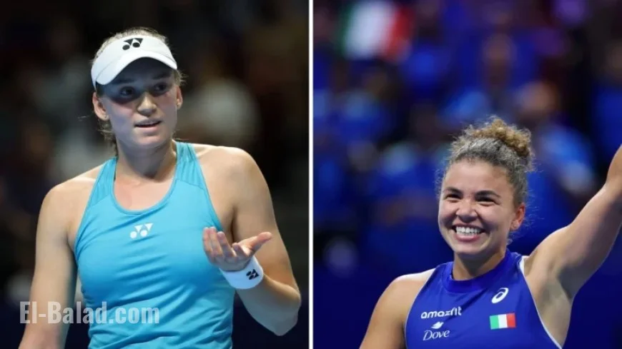 WTA Finals Race Heats Up as Jasmine Paolini and Elena Rybakina Face Opposite Outcomes at China Open
