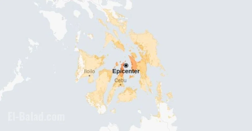 Map Reveals 6.9-Magnitude Earthquake Hits Near the Philippines