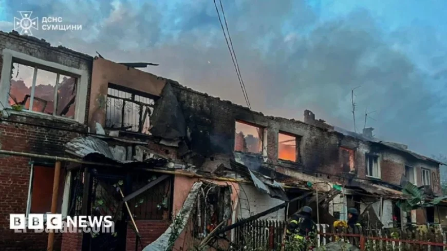 Russian Drone Strike Kills Ukrainian Family, Say Officials