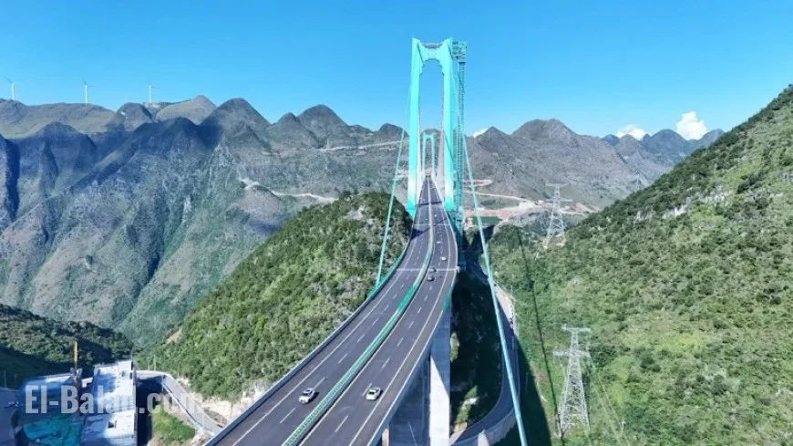 Tallest Bridge Slashes Mountain Travel Time from 2 Hours to 2 Minutes