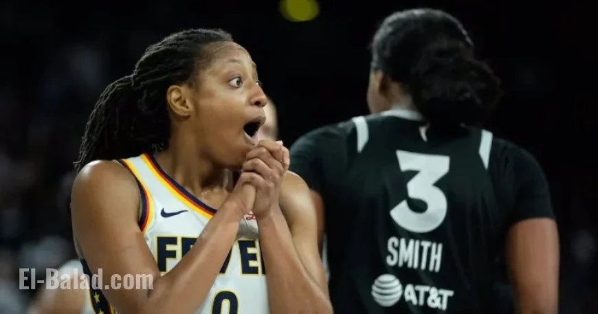 Fever’s Mitchell Suffers Leg Injury in Semifinal Game 5 Against Aces