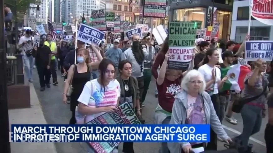 ICE Agents Raid Chicago Apartments; Trump Suggests City as Military Training Site