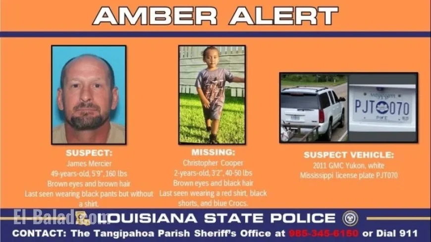 Amber Alert Issued in Tangipahoa Parish for Missing Child