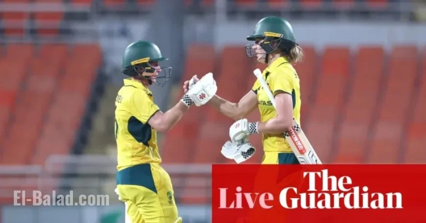 Australia Faces New Zealand in Women’s Cricket World Cup Live Match