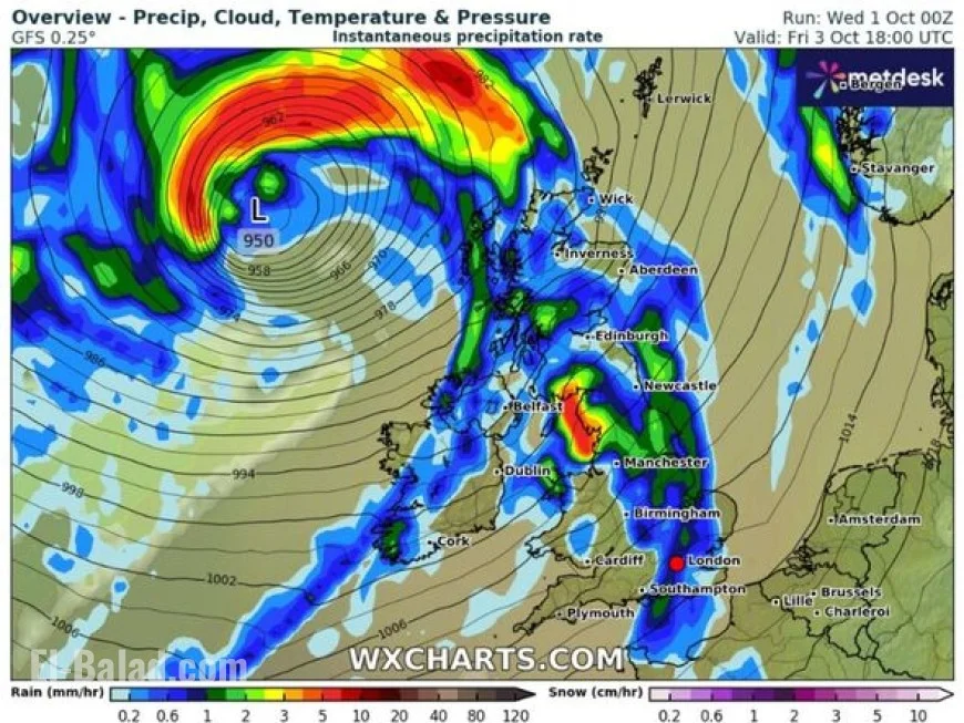 Storm Amy Set to Batter UK and Ireland with Fierce Winds and Heavy Rain