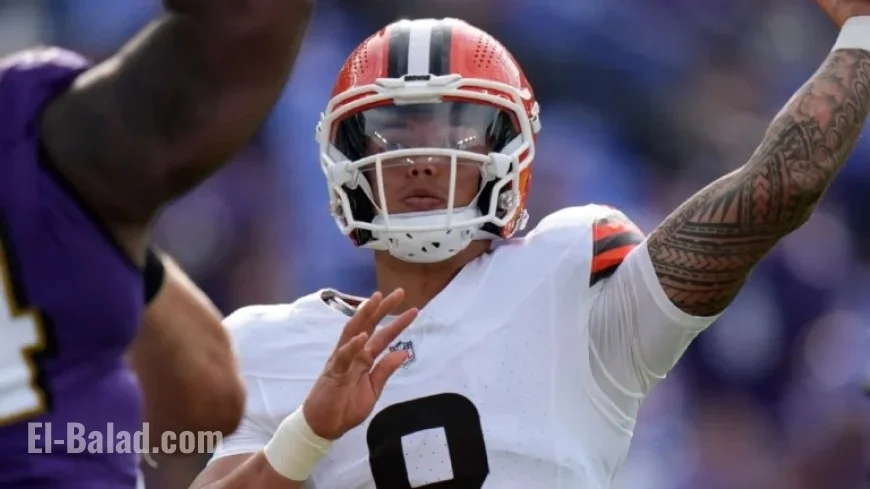 Browns Start Gabriel, Bench Flacco
